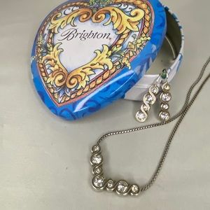Brighton Infinity Sparkle necklace & earrings